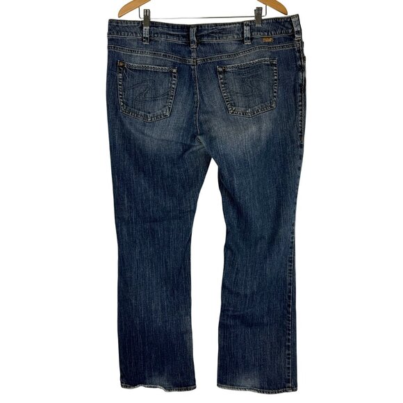 Silver Jeans Julia Boot Cut Denim Women 20 Mid Rise Medium Wash Inseam 31" - Picture 6 of 9